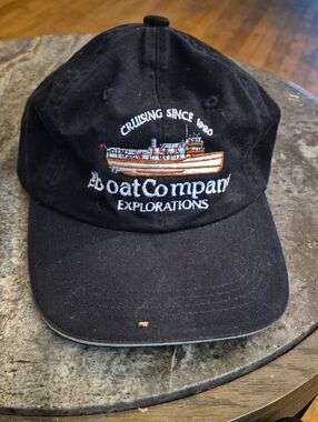 Port Authority Black Boat Company Embroidered Baseball Cap